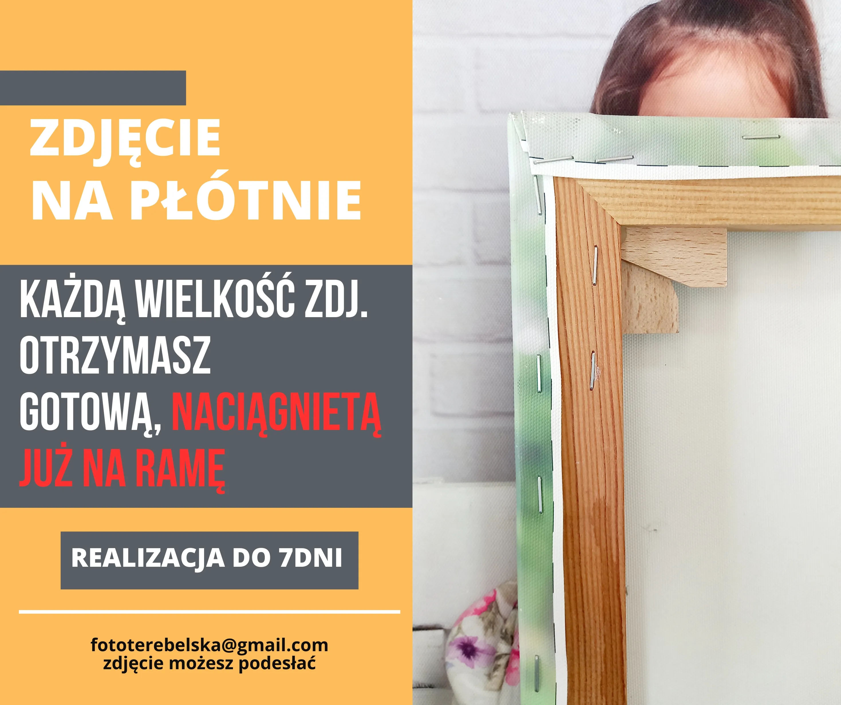 zdjęcie wydrukowane na płótnie